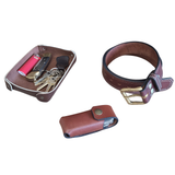 Leather Sheath For Multitools - Brown